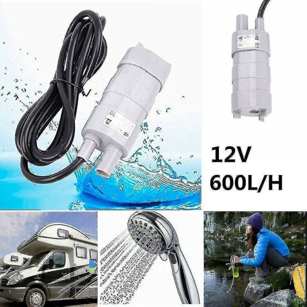 12V Uppotettava Makeanveden Pumppu 10 Lpm Sopii Thetford C2 C200 Cwe Cs C402 Kasettivessoille