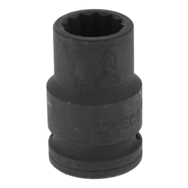 Kraftig 20 mm metrisk topnøgle med 3/4 tomme drev, 12-kant, sort