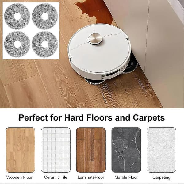 Til IRobot Roomba Plus 405 Combo Robot/505 Combo Robot, til Dreame X40 Ultra Complete/L10s Pro Robotstøvsuger