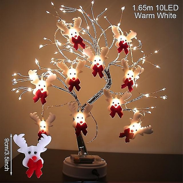 Lumimies Joulu LED-Garland Valojousi Iloista Joulua Koristeet Kotiin 2023 Joulukuusi Koriste Joulu Navidad Lahjat