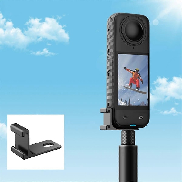 För Insta360 X4 Mikrofonadapter Cold Shoe Ljudkit Expansionstillbehör