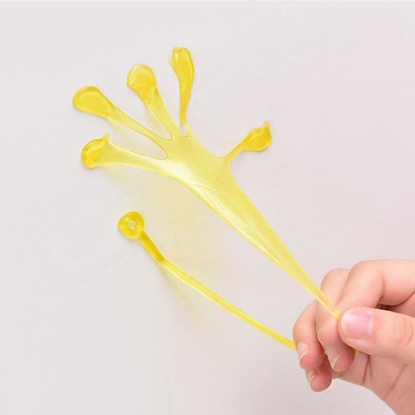Elastisk klibbig handflata leksak barnfest nostalgisk leksak elastisk stretch klibbig handflata klättring