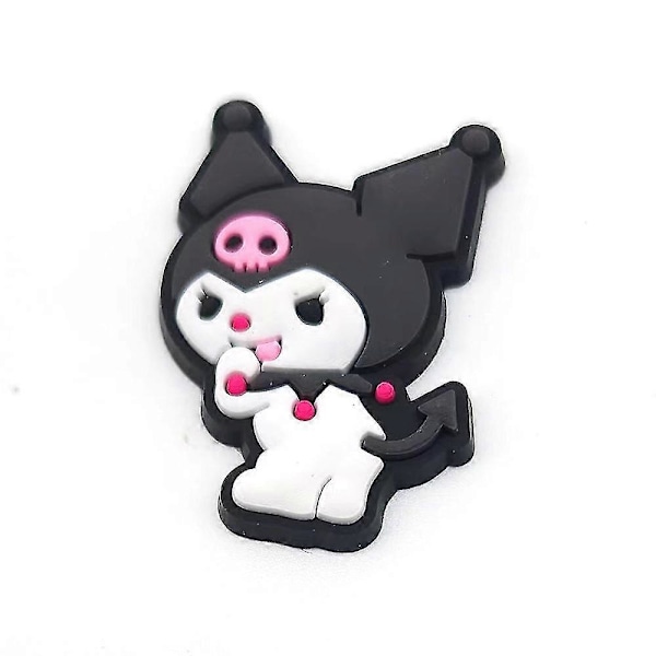 30 kpl/setti Söpö Kuromi My melody Keroppi Cinnamoroll Crocs -kenkien koristeet Sandaalien koristelu Syntymäpäivälahjat Kenkien tarvikkeet