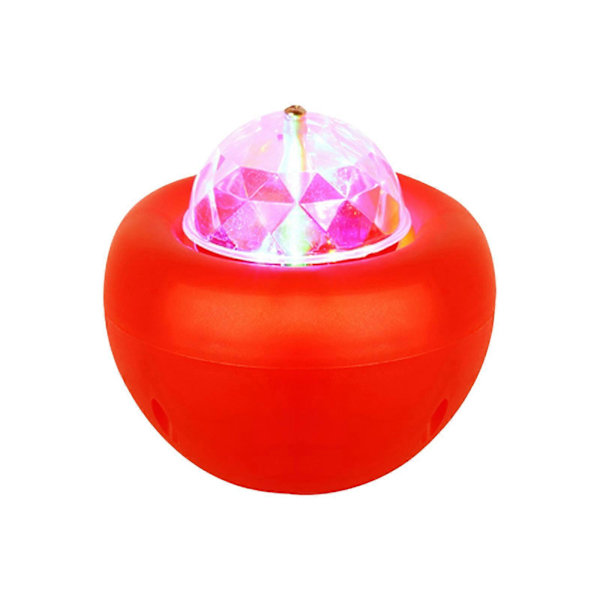 Mareritt før jul Fargerik roterende lys Bil lys Bouncer Lantern USB liten ball Jul nattlys