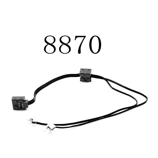 5 stk Technic Power Function 8870 LED Lysforbindelseskabel til Køretøjsbyggesæt Strøm Gruppe