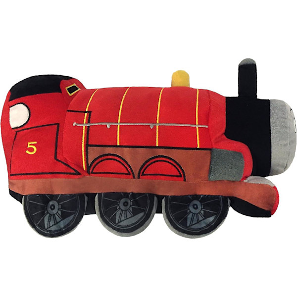 Thomas och vänner plyschfylld James kudde kompis - supermjuk polyestermikrofiber, 15 tum (officiell Mattel-produkt)