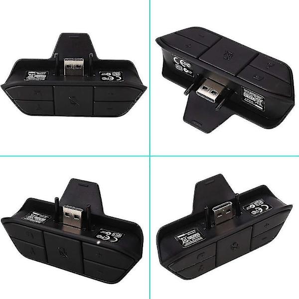 Stereo Headset Adapter til Xbox One/One S/Elite 1&2/til Xbox Series X|S Controllers, Mic Headphone Adapter til Xbox One Controller
