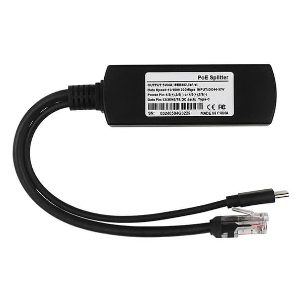POE-delare för Raspberry Pi5/5:e generationen 5V 4A Typ-C-gränssnitt Gigabit Ethernet Power over Ethernet