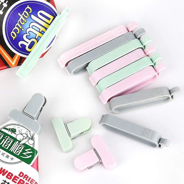 24 stk. poseclips, forseglingsclips, plastikposer, poseclips, forseglingsclips, plastikforseglingsclips, forseglingsclips