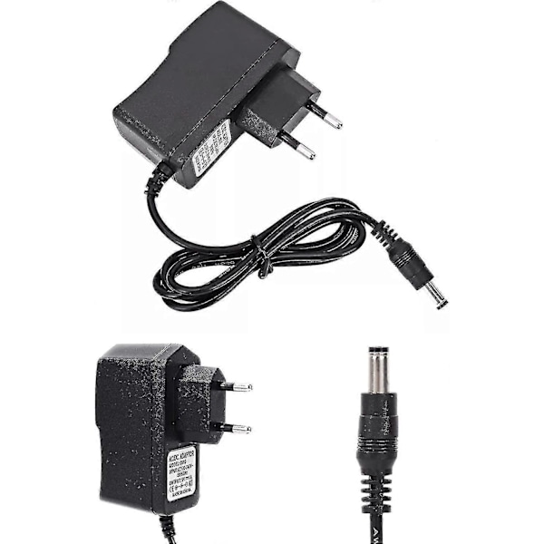 Tangentbordspiano Nätadapter, Universal 9v Ac/dc Nätadapter För Digitalt Tangentbord E-piano Klavir Tangentbord Musikinstrument, 100-240v (eu-kontakt)