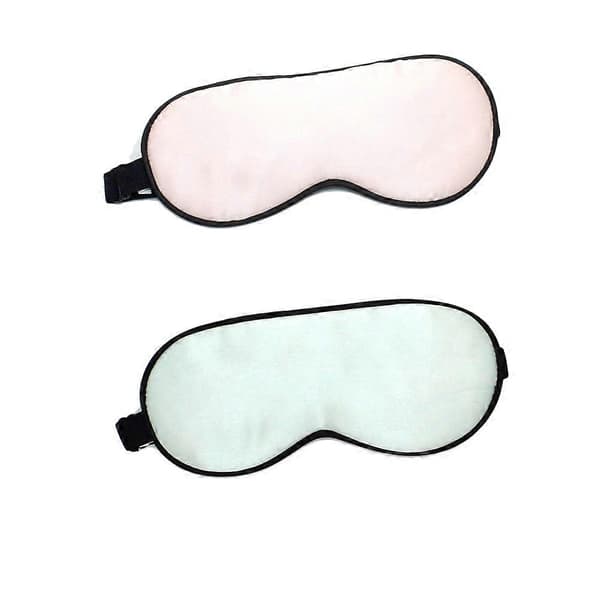 Sovmask Barn Ögonmask Sovmask Enfärgad Lätt Bekväm Ljusgrön Rosa 2st