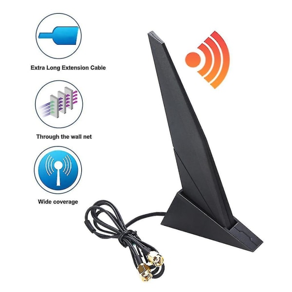 Wifi6e Nettverkskort Wifi Trådløs Antenne 2t2r For Rog Z390 Z490 X570 B460