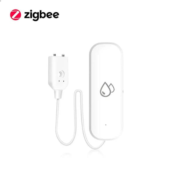 Tuya WiFi Zigbee Vattensensor Alarm Vattenläckagedetektor Översvämningsvarning Säkerhetslarmsystem Fungerar