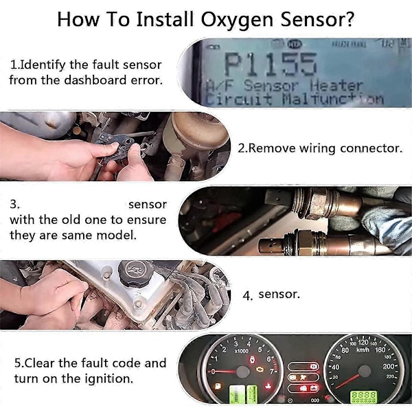 39351-2U001 Bakre Sond O2 Syresensor för I30/40 CEED CERATO 1.6 2016-2020