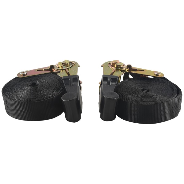 2-pack 20 fot spärrbandspännare 6M x 25mm oändlig spärrband tungt spänne spänne för motorcyklar, bil