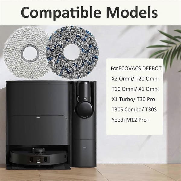 Moppityynyt Ecovacs Deebot T30 Pro -osiin