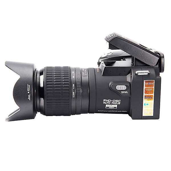 2021 Digitalkamera POLO D7100 33 millioner piksler Autofokus Profesjonelt SLR Videokamera 24x Optisk Zoom med Tre Objektiver