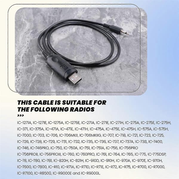 CI-V Kat Interface Kabel Til Icom CT-17 IC-706 Radio Med CD CT17