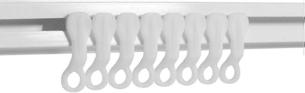 2025 Gardinglidkrokar Vita Plast Gardinkrokar, 50-pack