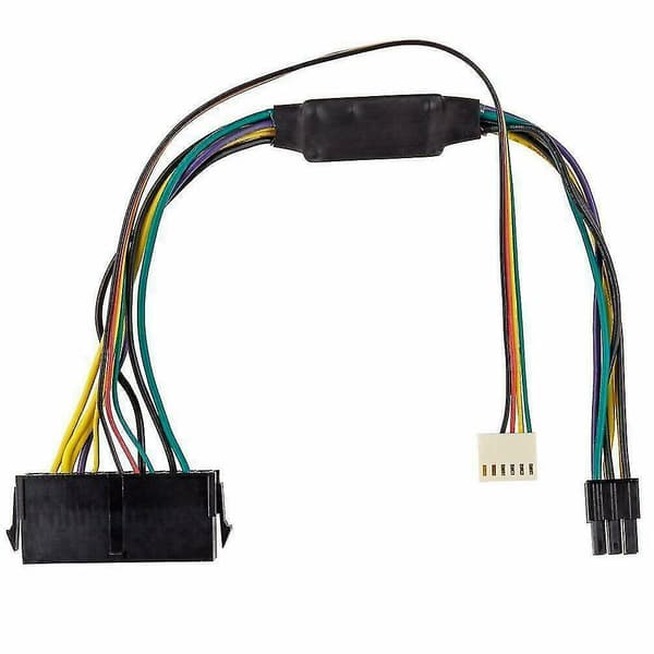 Strømforsyningskabel 24-pin til 6-pin konvertering til HP Elite 800g1 8300 8200