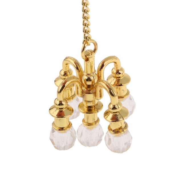2x1/12 Dukkehust Miniatyr Møbler Taklampe Modell Dekorasjon