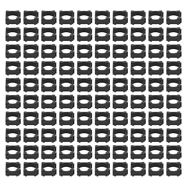 100 stk. 18650 Lithium Celle Cylindrisk Batteriboks Holderbeslag Til DIY Batteripakke
