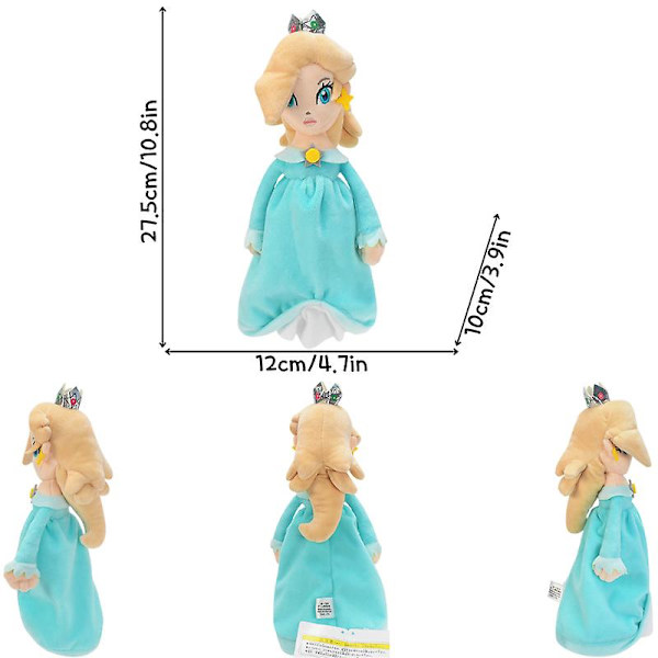 18 st Mario Bros Baby Princess Peach Daisy Rosalina Mjuka Plyschleksaker Kawaii Baby Mario Luiji Stoppade Peluche Dockor Present Barn