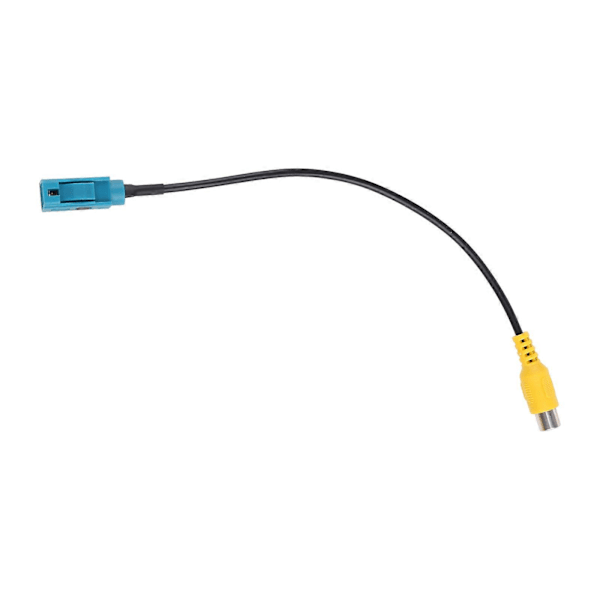 RCA Han-stik til Fakra Videokabel Adapter Bil Parkering Bakkamera Kabel