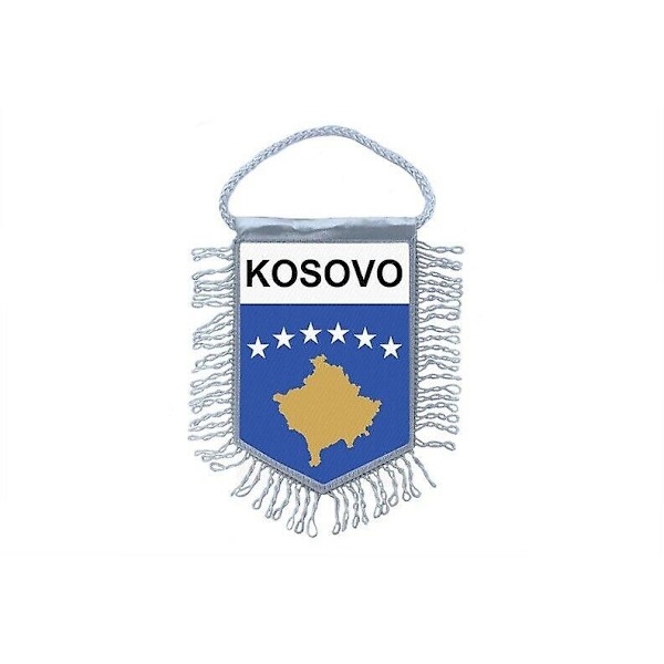 Lippu Mini Lippu Maa Auton Koriste Kosovo Kosovon