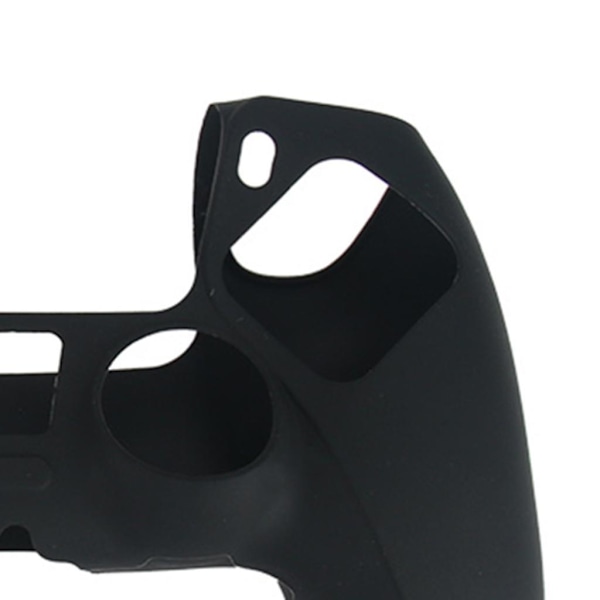 Anti-skli Silikondeksel Joystickhette for Sony PS5-kontroller Svart