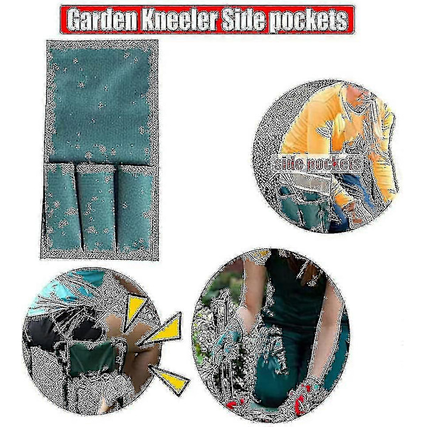 2 stk. Hagearbeid Arbeidsseter Verktøy Sideveske Lommer Pose kompatibel med Hagebenk Hage Kneler Krakker Hagearbeid Ikke Inkludert Benk-B1