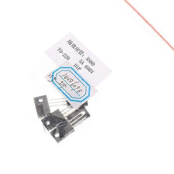 5 stk. 5N60 TO-220 N Kanal Power MOSFET Transistor Hurtig Switching 4.5A 600V