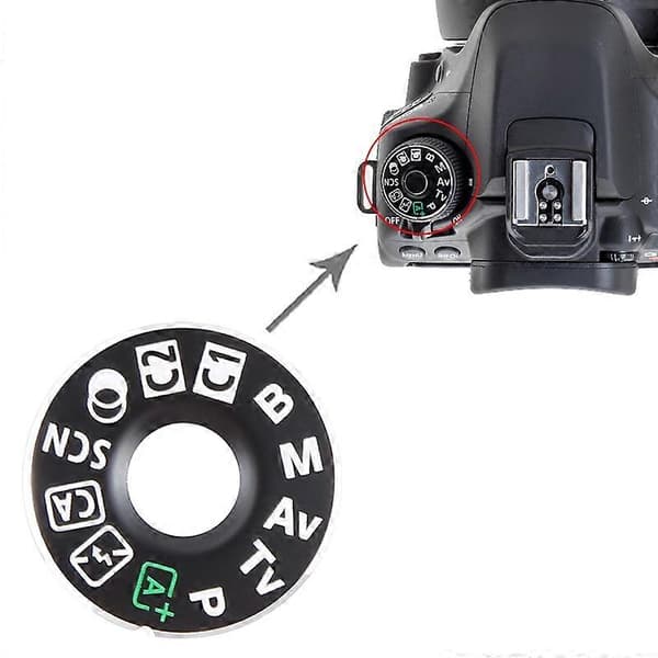 Til Canon EOS 80D Mode Dial Jernpude