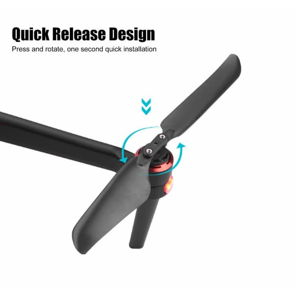 Drone-propeller, rask utløsning, lav støy, lett, erstatningspropeller for Autel Evo II Evo II Pro