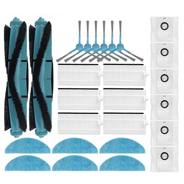 Hovedsidebørste HEPA-filter Mopper for 7490 Immortal / 8290 Immortal støvsugertilbehør