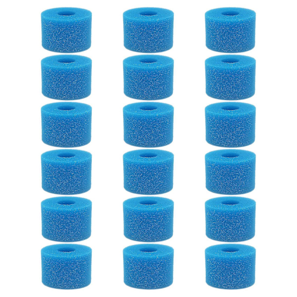 18 stk. for Pure Spa Gjenbrukbare Vaskbare Skum Boblebadfilter S1 Type