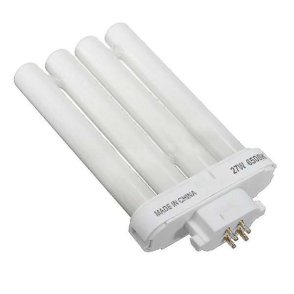 Fml 27ex-n 27w 4-pins Quad Tube Energibesparende Kompakt Lysrør 6500k 4 Rader Lyspære