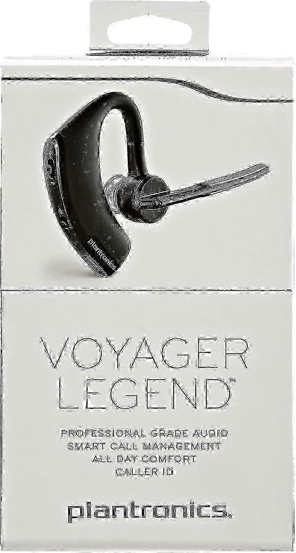 Legend Bluetooth Headset - Enkelt Öra, Brusreducering, Fungerar med PC, Mac, Tablet & Telefon - Svart