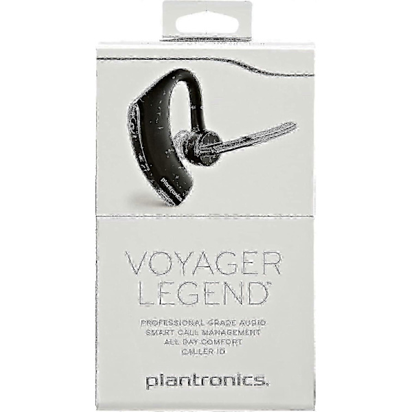 Legend Bluetooth Headset - Enkelt Øre, Støjreducerende, Fungerer med PC, Mac, Tablet & Telefon - Sort