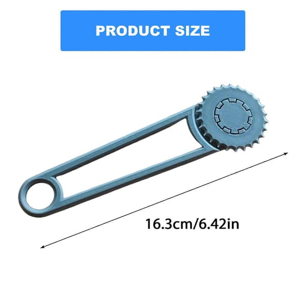 Multifunksjonell pappperforeringskutter roterende pappstanser ergonomisk grep pappperforator for emballering blå