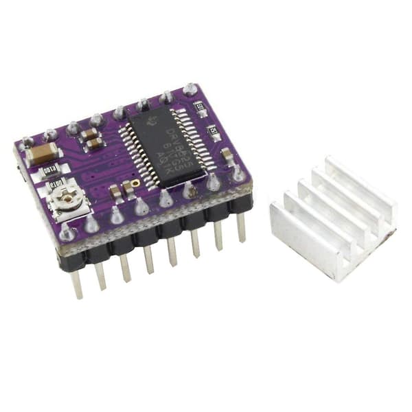 5 stk Drv8825 Trinmotor Driver Modul med Køleplade til 3D Printer Rrerap