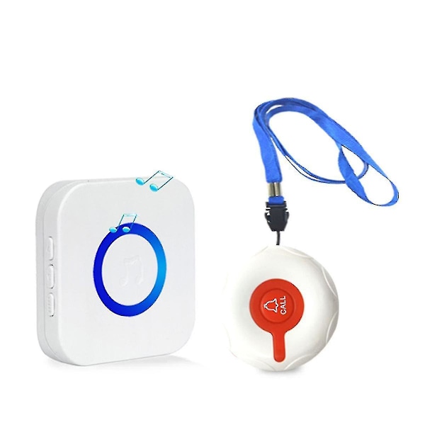 Hjemmealarm Trådløs Oppladbar Pasient Eldre Personlig Alarmsystem Og Nødknapp Pager Alarm For Barn