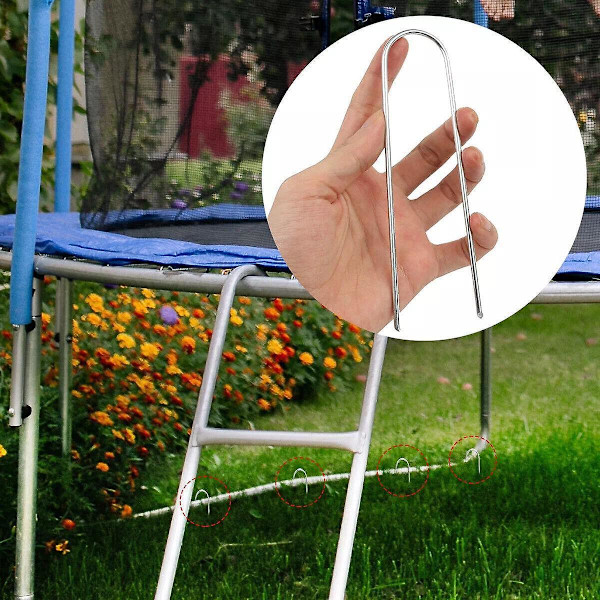 10x markankare, markpinnar, tältpinnar, stålmarkankare, tältpinnar