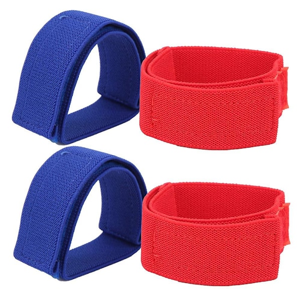 Pakke med 4 tourniquet, nylon dialyse tourniquet bandage manchet velcro rem