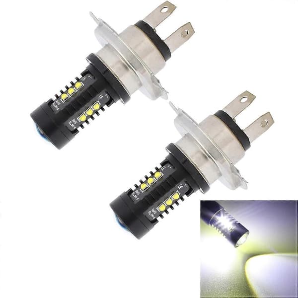 2 st MZ H4 12 XB-D LED Bilstrålkastare Körljus