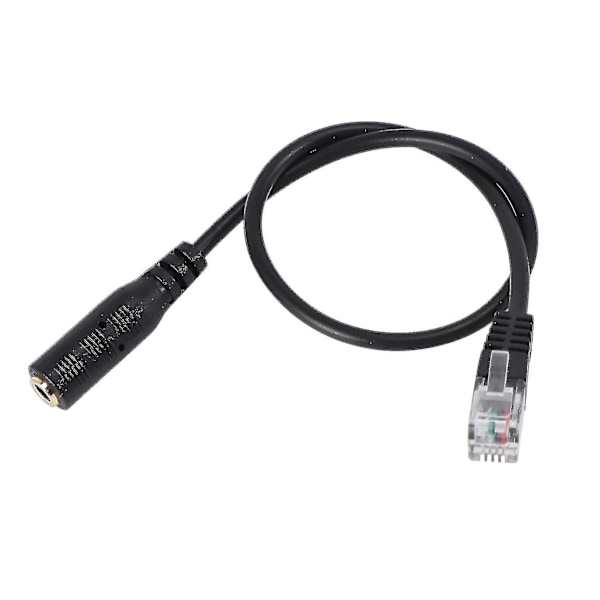 3,5 mm stik til RJ9 til headset til kontortelefonadapterkabel