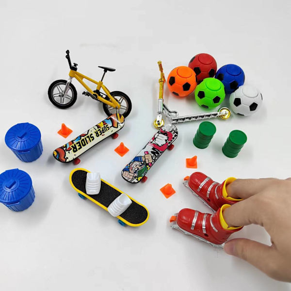 Advent Blind Box, Finger Skateboard Blind Box, Mini Finger Playset -a