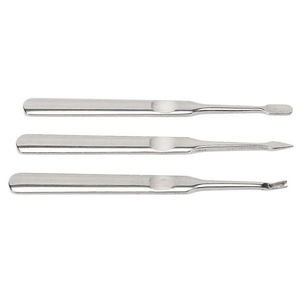 3 stk. Neglebåndstrimmer i rustfrit stål, professionel neglebåndsfjerner til manicure YMMR)