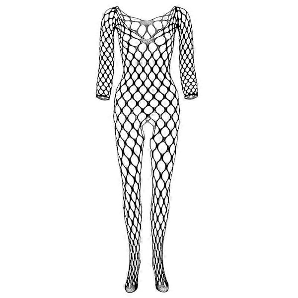 Sexet Kvinde Lingeri Bodysuit Eksotisk Babydoll Stor Mesh Teddies Body Stocking Kvinder Gennemsigtig Body Suit Europæisk Beklædning