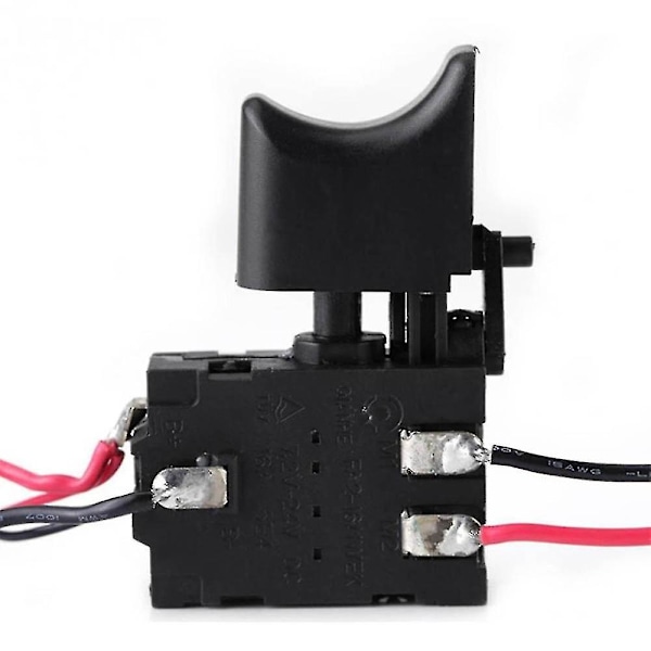 2 st Elektrisk Borrmaskin Kontrollbrytare DC 7.2 V-24 V 16a Sladdlös Borrmaskin Avtryckarbrytare Hastighetskontrollknapp För Verktyg